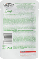 Sopa de Cristal Gourmet para Gatos con Pollo y Verduras Naturales, Pack de 32 (32 x 40g)
