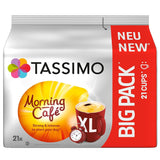 Tassimo Kapseln Moring Café XL Strong & Intense, paquete grande, 5 x 21 compresas, 105 cápsulas de café