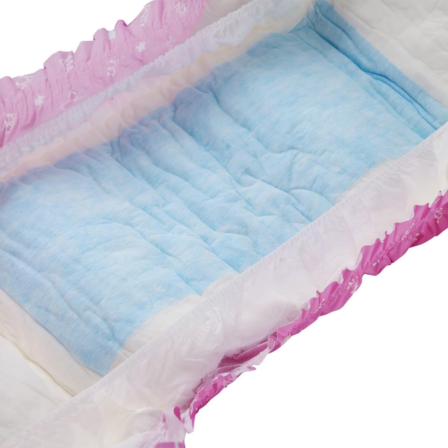 CutiePlusU Pañales para Adultos, 10 Piezas, Braguitas Desechables para Incontinencia con Sábana para Mujeres y Hombres, Máxima Absorbencia Durante la Noche - Little Princess (Tamaño Grande 94-119cm)