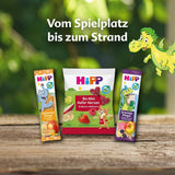 HiPP Organic Corn Waffles con Fresas (8 x 23g), snack para bebés a partir de 8 meses, endulzado sólo con frutas y verduras, sin gluten, la mejor calidad ecológica