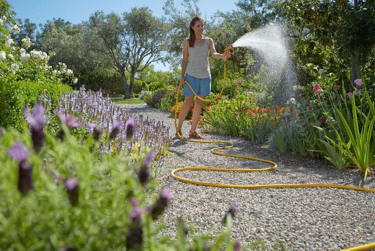 HOZELOCK - Manguera Tricoflex Ultraflex Ø 12,5 mm (1/2") 10 M: Manguera de jardín flexible resistente a la intemperie, antitorsión y antitorsión fabricada con un 40% de PVC reciclado [117000]
