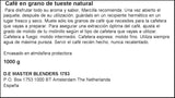 NaturaCafe Café Natural en Grano 1 Kg - Tostado Profundo para Espresso con Aroma Intenso