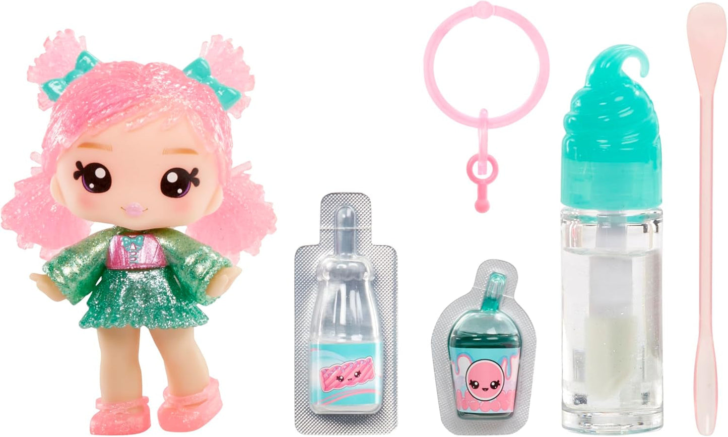 Yummiland Muñeca de brillo labial – Susie Sour Straw – Incluye kit de brillo labial DIY, apto para mayores de 4 años, Serie 2