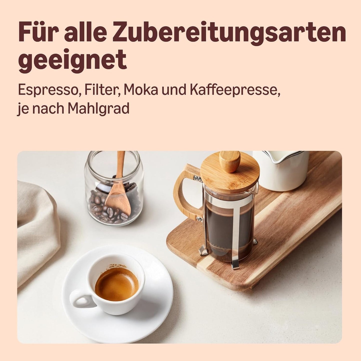 de Amazon Espresso Crema Röstkaffee Ganze Bohnen, 1 kg (2 paquetes de 500 g), Rainforest Alliance-Zertifizierung