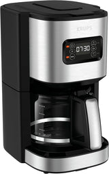 Krups F30908 ProAroma Cafetera espresso con filtro y jarra de cristal, capacidad 1,25 l, 10-15 tazas, 1050 W, negra
