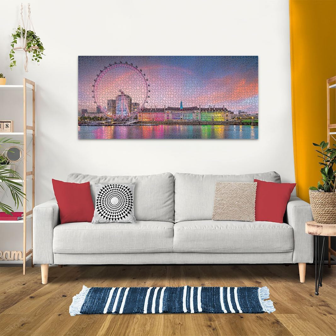 Ravensburger Puzzle 12000805 - Londres colorido - Puzzle de 2000 piezas para mayores de 14 años Puzzle Naty Shop