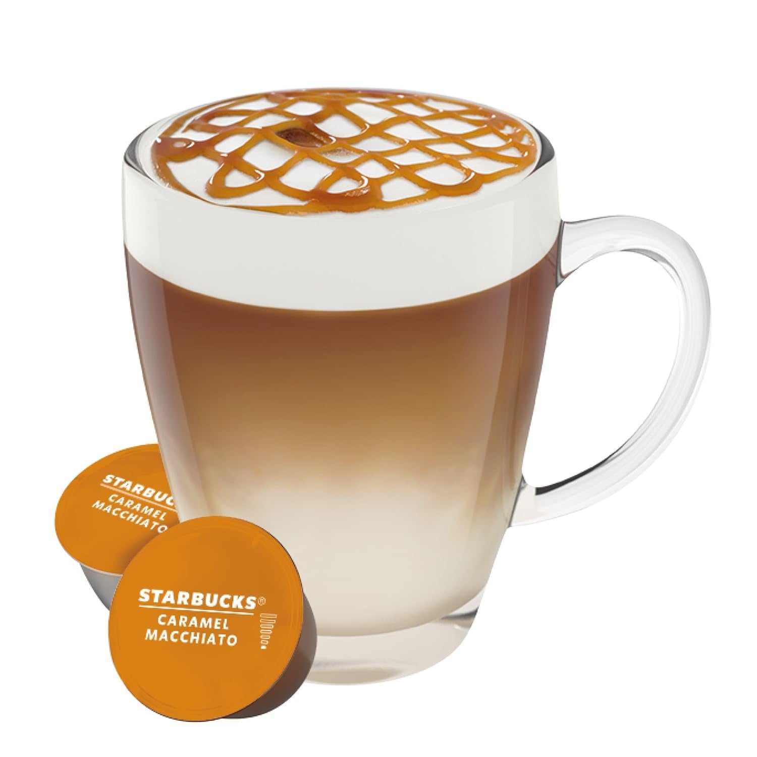 STARBUCKS Caramel Macchiato de Nescafé Dolce Gusto Kaffeekapseln 6 x 12 (72 Kapseln)