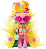Mattel DREAMWORKS TROLLS Together Strong - Muñeca Fashion Hair-Tastic Queen Poppy - Más de 15 accesorios, Peine con purpurina, Gel con purpurina lavable, Edades 3+, HNF25 Naty Shop Viva Dolls