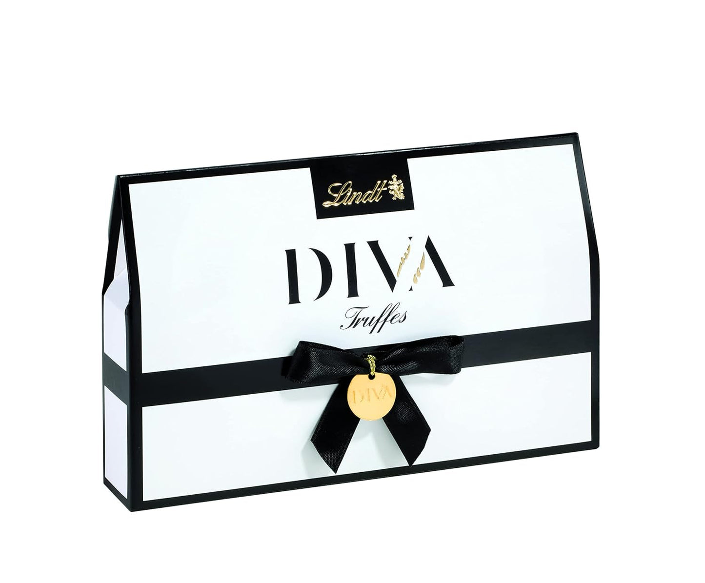 Lindt - DIVA Pralinés, caramelos de chocolate en 4 deliciosos surtidos Naty Shop Clutch 114 gramos