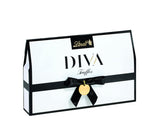Lindt - DIVA Pralinés, caramelos de chocolate en 4 deliciosos surtidos Naty Shop Clutch 114 gramos
