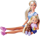 Simba Steffi Love Rabbit Family 12 cm 29 cm Muñeca de Juego con Jaula para Conejos y muñeca con Dos Conejos, a Partir de 3 años