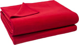 Zoeppritz Decke in Der Farbe: Rot, Aus 65% Poliéster, 35% Viscosa Hergestellt, Tamaño: 160X200 Cm, 103291-235-160X200