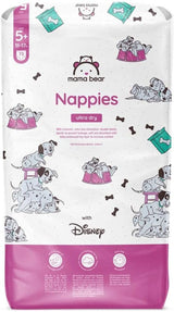 Mama Bear Disney Ultra Dry Pañales Talla 4 (8-14kg), Blanco, 84 Piezas (1 Paquete) Naty Shop Talla 5+ (11-17kg) Paquete Individual