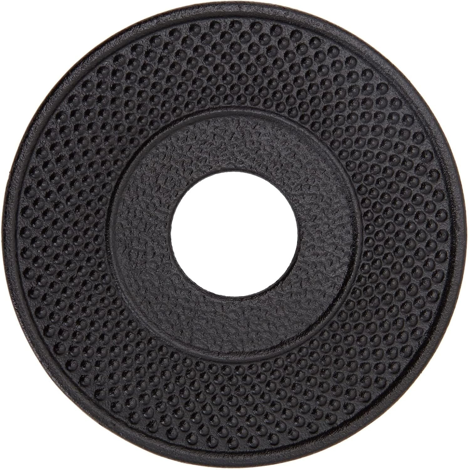 Juvale Juego de té japonés con tetera de hierro fundido (1200 ml), platillo y 2 tazas, juego de té estilo Tetsubin, negro