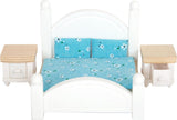 Small Foot Casa de Muñecas Casa Adosada de Madera de 3 Pisos con Frente Abierto y 12 Muebles para 3 Años y Más 11802 Casas de Muñecas Blanco Gris Naty Shop