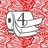Papel higiénico Renova Renova Grand Royal 4 capas - 6 rollos, Grande (paquete de 5)