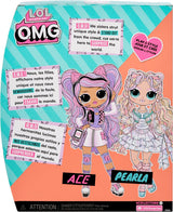 Jajaja ¡Sorpresa! Muñeca de moda OMG Pearla con 15 sorpresas - Muñeca con atuendo estilo sirena y accesorios - Para edades de 4 años en adelante