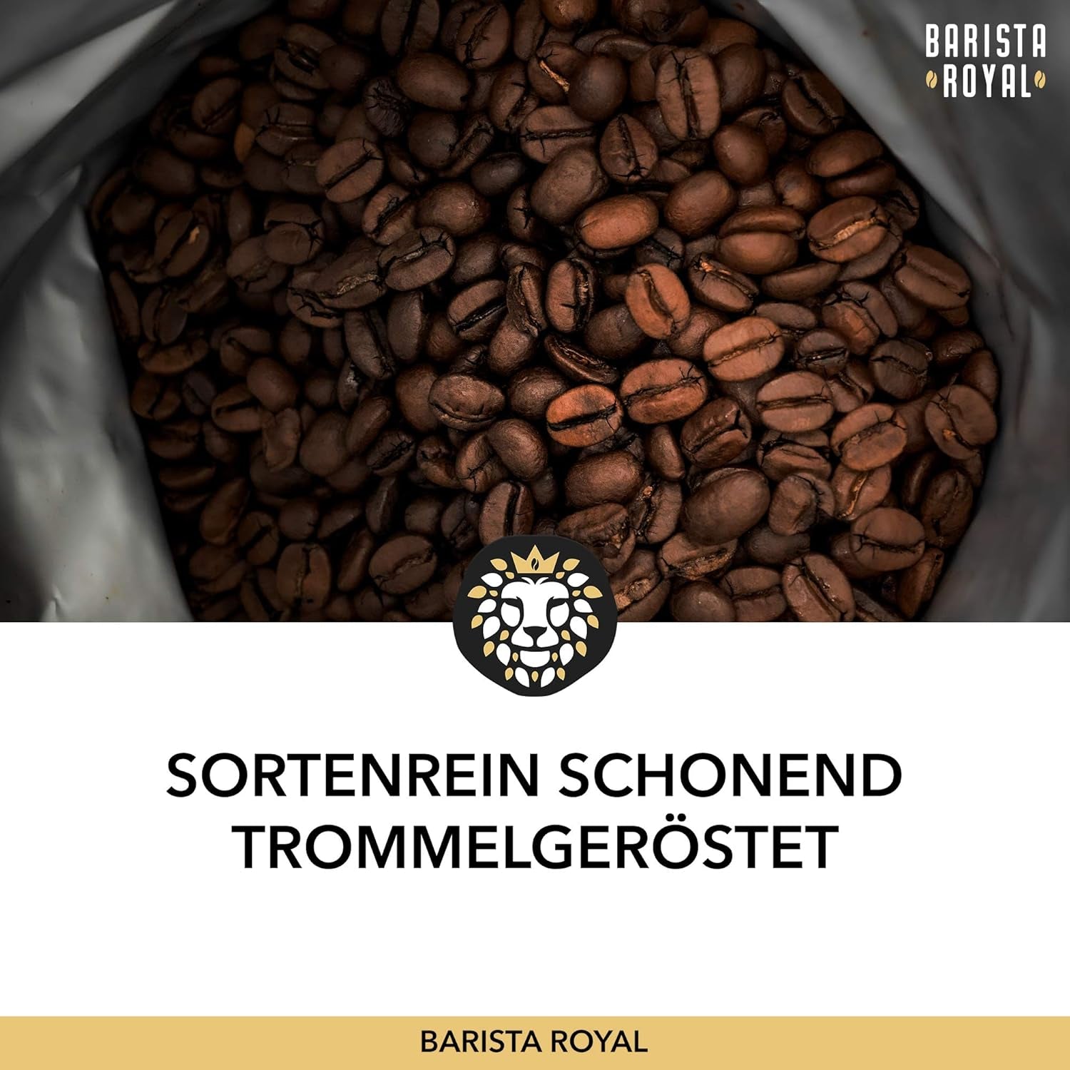 BARISTA ROYAL Bio Espressobohnen 1kg "Gran Señor" | Kaffeebohnen frescos directamente desde Honduras | 100% Arábica Espresso ganze Bohnen | Ideal para sistemas totalmente automáticos y Siebträger.