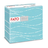 Fato - Servilletas de papel seco, airlaid, efecto textil, paquete de 50 servilletas, 40X40 plegadas en formato 4, Tropicana Decor