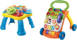 VTech Baby Adventure Play Table - Colorida mesa de juegos para bebés con 6 campos de juego y elementos interactivos y Baby My First Song Book Libro colorido de 6 páginas y elementos móviles para jugar Baby Toys Naty Shop Paquete autoescuela Embalaje Easymail