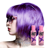 GO TOXIC Tinte para el cabello semipermanente UV en crema 100 ml (pack 1) Naty Shop Tinte para el cabello Violeta 50 Ml (pack 2)