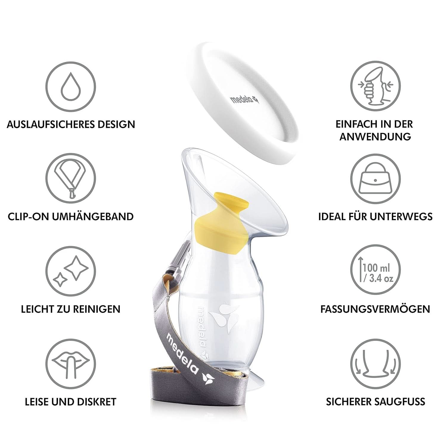 Medela Recogedor de leche materna de silicona Alimentación y Accesorios Lactancia Tienda Bebe Naty