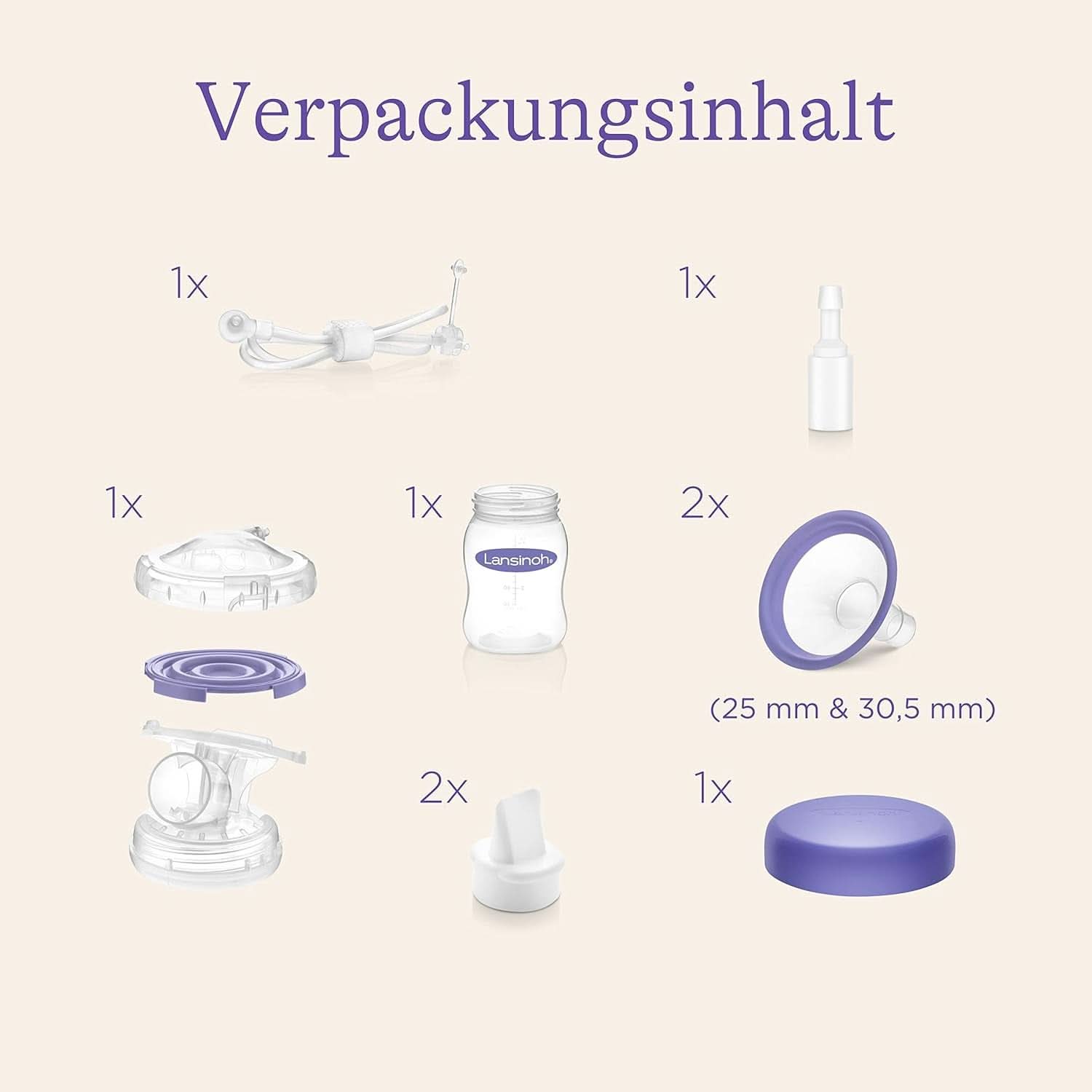Lansinoh Pump Set - set de mantenimiento/recambios para sacaleches eléctricos Accesorios Alimentación y Lactancia Tienda Bebe Naty