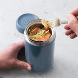 BergHoff recipiente isotérmico para alimentos 0,75 l (recipiente térmico, mantiene la comida + bebida calientes o frías hasta 6 horas, fabricado en acero inoxidable, recipiente para conservar el calor, apto para lavavajillas) 3950134 Cajas para conservar alimentos Naty Shop