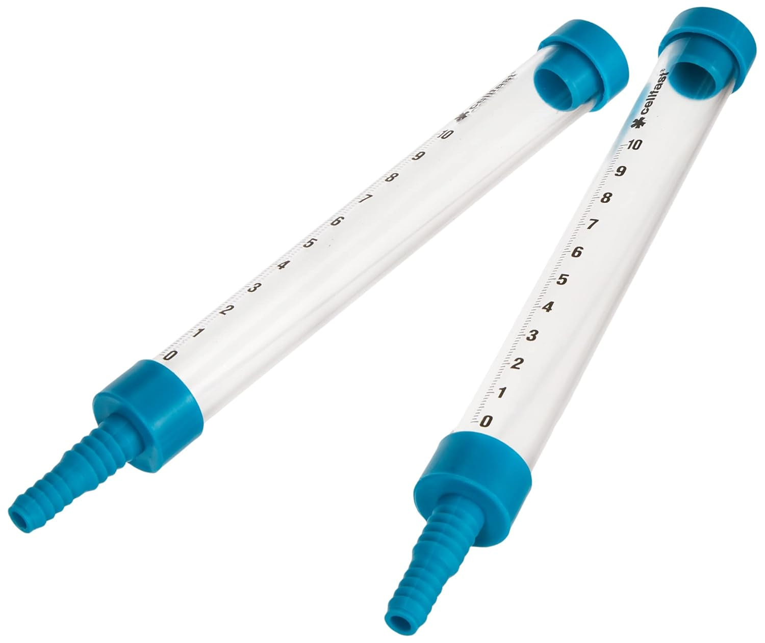 Nivel de manguera CELLFAST de 25 m con 2 tubos de medición, embudos resistentes a roturas y escala milimétrica. Facilita la perfecta nivelación de puntos distantes.