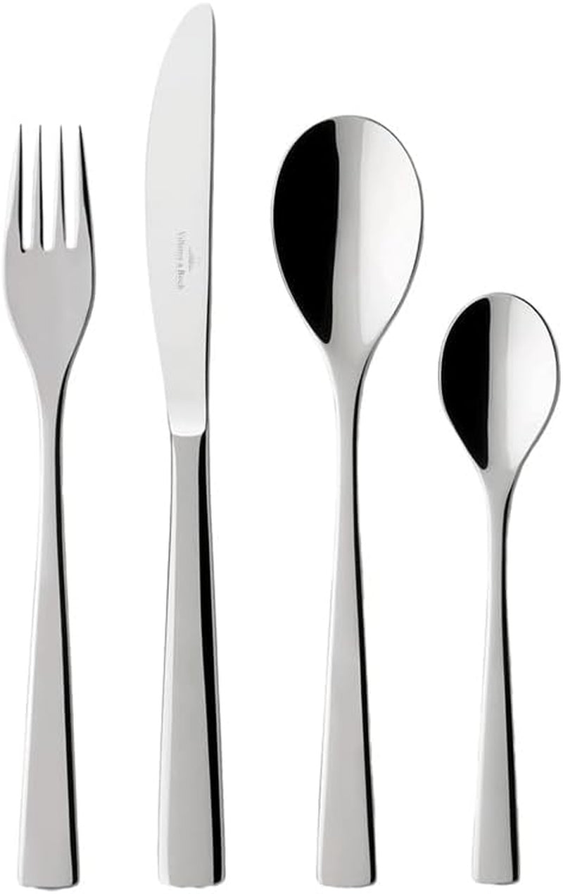 Cubertería Villeroy And Boch Modern Line para hasta 6 personas, 24 piezas, acero inoxidable Cocina Naty Shop