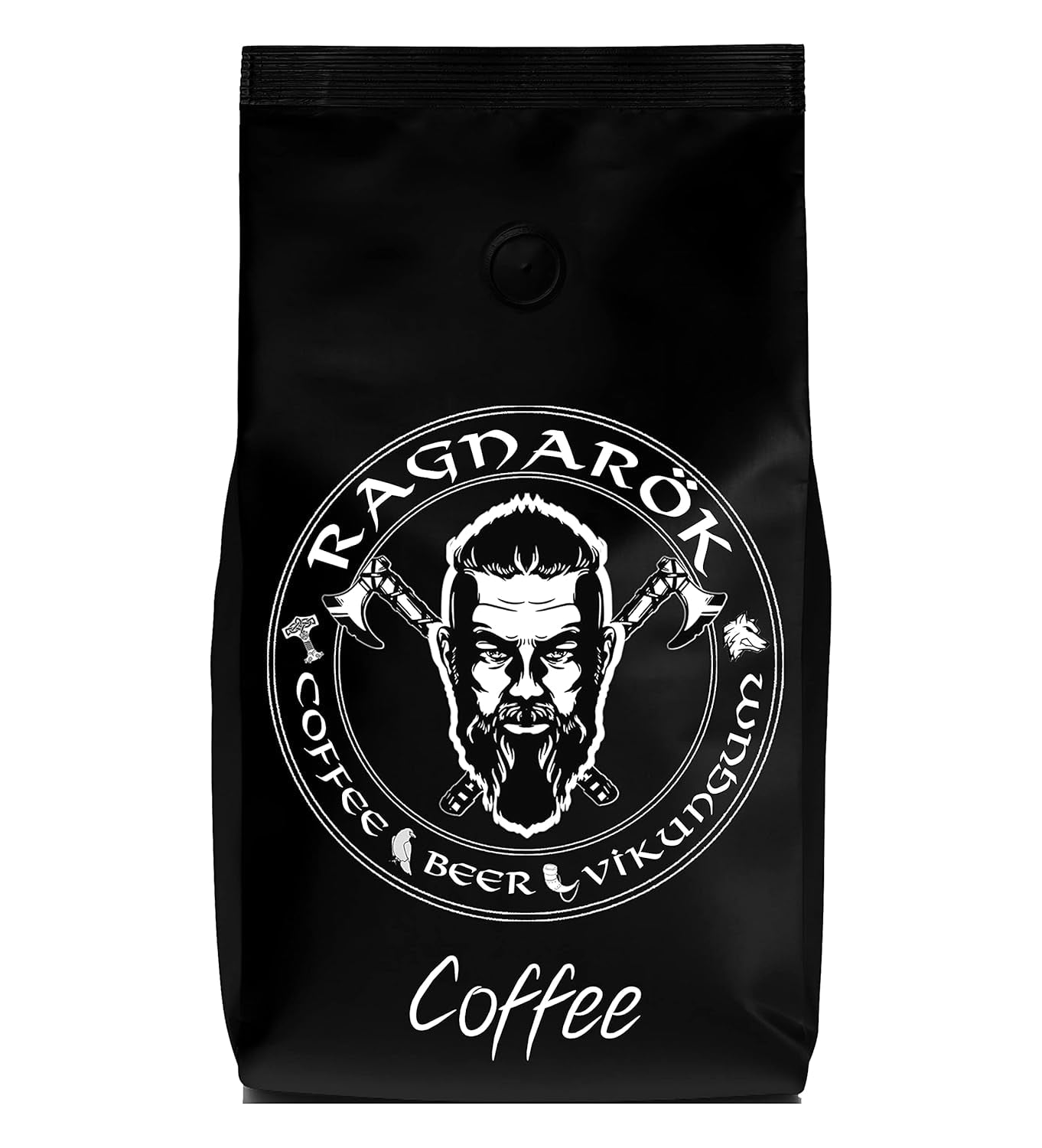 C&T "Ragnarök Coffee" nordischer Röst-Kaffee | 1000 g de ganso bohne | como barra de bar Espresso & Café Crema | kräftig + würzig + aromático | 100% natural con cafeína