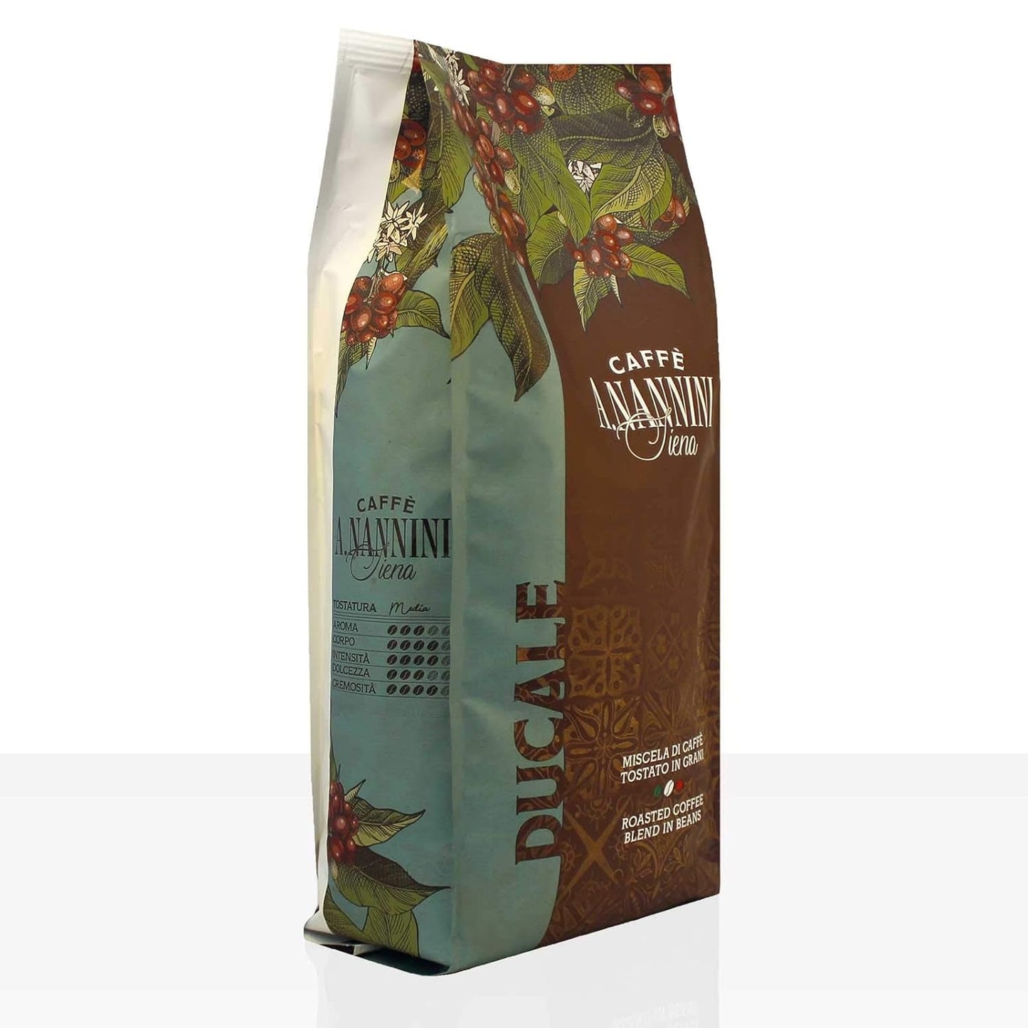 Nannini Espresso Ducale 9 x 1kg en grano entero
