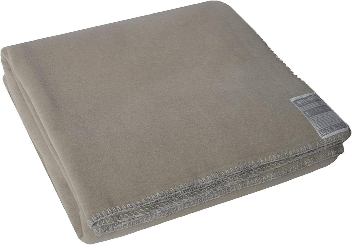 Zoeppritz since 1828 Manta polar suave - Manta polar cómoda y esponjosa - Vegano - 140X190Cm - 010 Blanquecino, 010 Blanquecino Zoeppritz Camas y Fundas Since 1828 090 Arcilla 140X190Cm