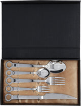 Juego de cubiertos 5 piezas, acero inoxidable Cocina Naty Shop