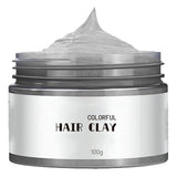 Tinte Capilar Gris, Tinte Capilar Gris Plata, Cera Capilar Temporal, Unisex - Cobertura Gris, Nutritiva, Crema, Cera, 1 Mililitro, 1 Pieza Naty Shop Tinte Capilar Título Predeterminado