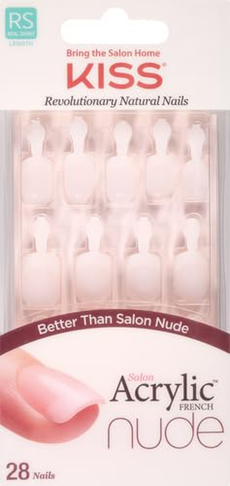 Kiss Nude Nails - Uñas increíbles (paquete de 2)