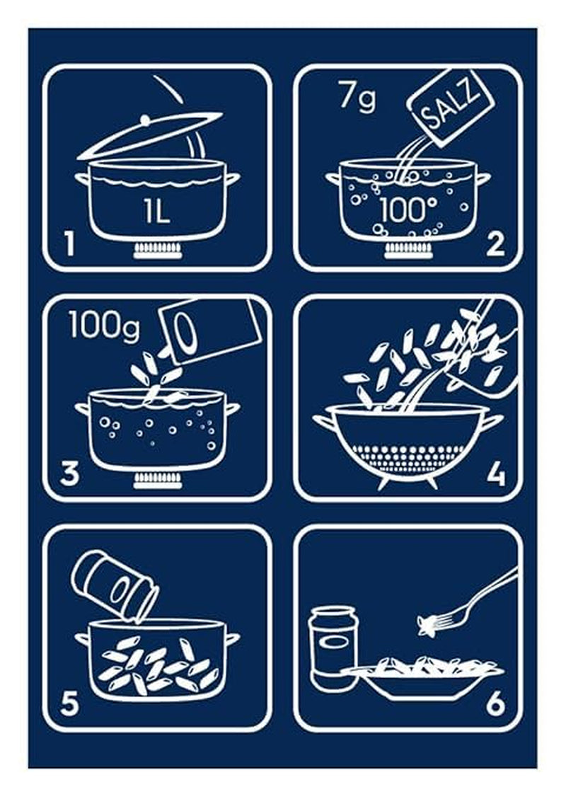 Barilla Pasta Classic Fusilli No. 98 de trigo duro de alta calidad, siempre al dente, Chili, Spaghetti, Fusilli, Penne, Italiano, 500g