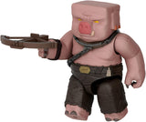Mattel Minecraft Set De Figuras De Acción, Ghast Con Ataque De Fuego, Luces, Ruido, Arrancador Y Proyectil, Guerrero Piglin, Inspirado En La Película, JFB69 Figuras De Acción Naty Shop