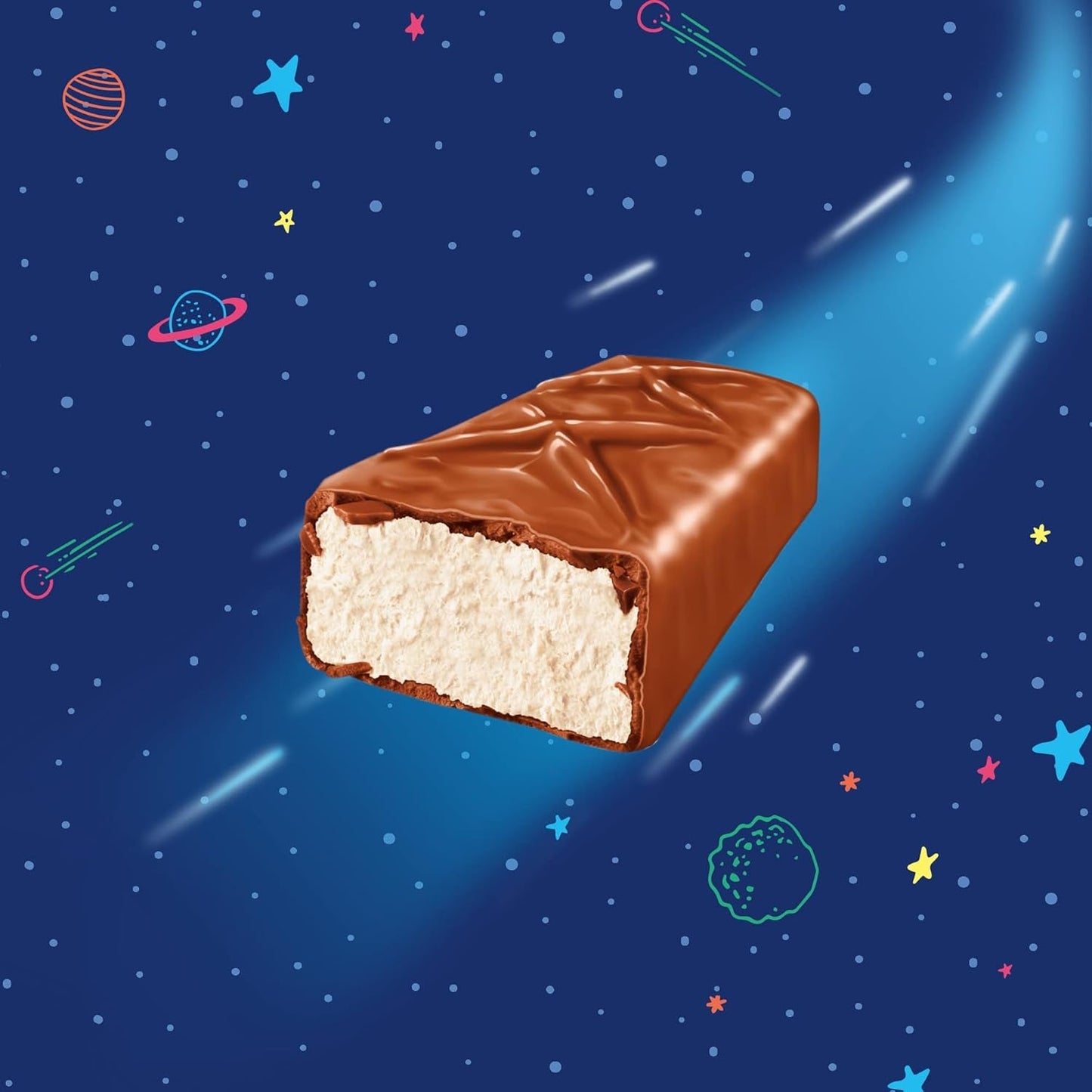 Barras de chocolate | Crema de leche | 28 barras dobles en una caja (28 x 43 g)