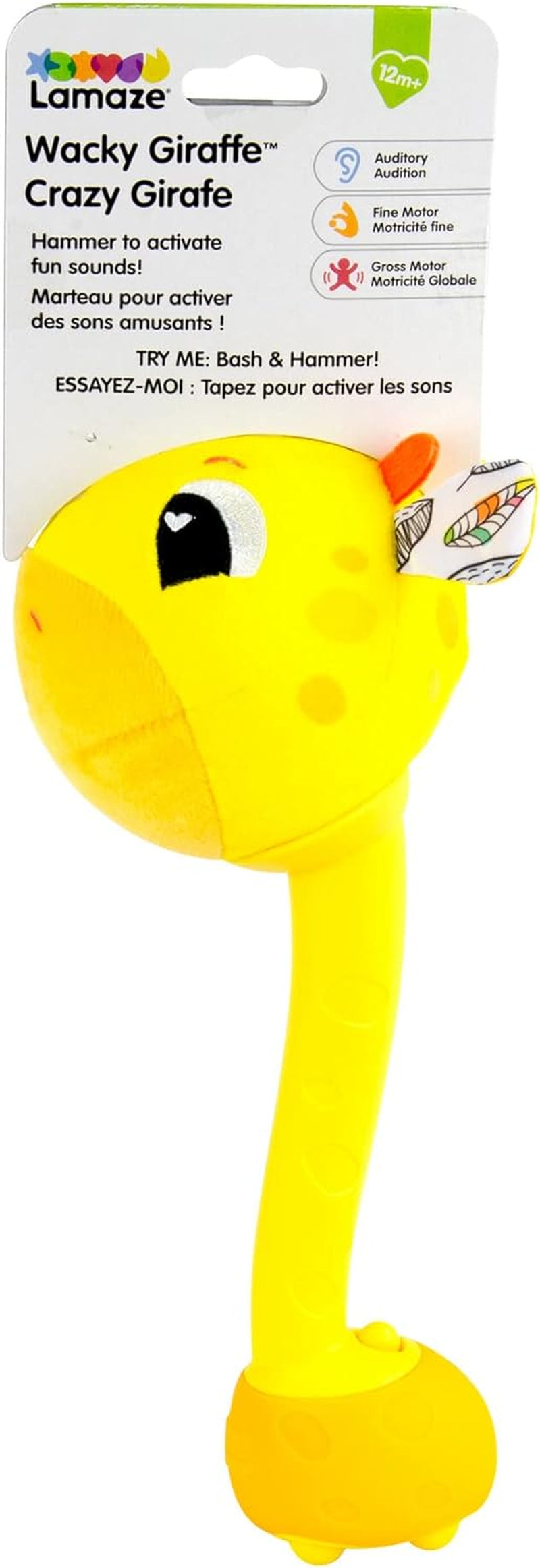 Lamaze L27471 Jirafa Loca, Juguete Recién Nacido, Juguete Sensorial Color Bebé, Regalo Nuevos Padres, Juguete de Desarrollo para Niños y Niñas a Partir de 12 Meses Juguetes Bebé Naty Shop