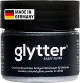 Glitter Glitter Powder For Drinks (Plata) - Glitter comestible para bebidas, 10 gramos Glitter Naty Shop