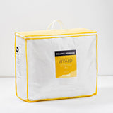 San Carlos Vivaldi - edredón, densidad 180 G + 120 G, 92% plumón, 8% plumas, 4 estaciones, blanco Edredones y colchas Naty Shop