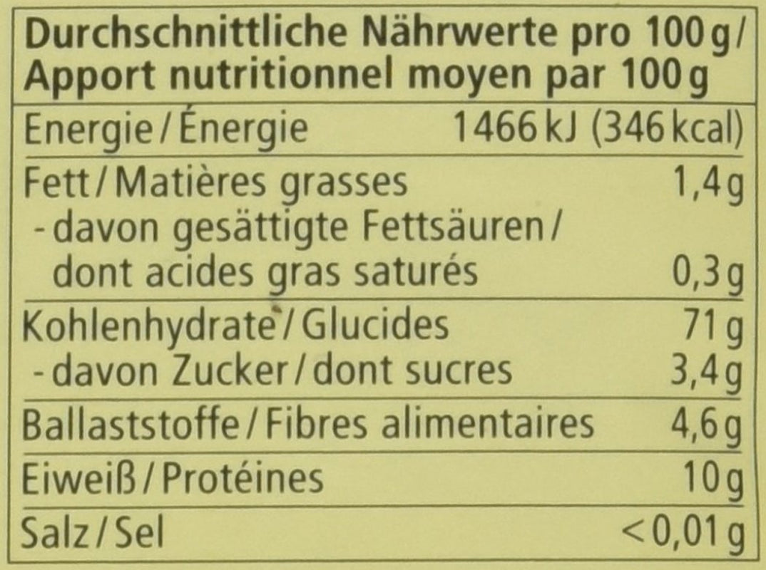 Cebada perlada orgánica, cebada perlada, 500g