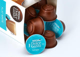 NESCAFÉ Dolce Gusto Flat White, 48 cápsulas de café, Arábica y Robusta Bohnen, Cremig-Milchiger Genuss, Kaffeekreation, Coffee-Shop Trend, Aromaversiegelte, paquete de 9 (3x16 cápsulas)