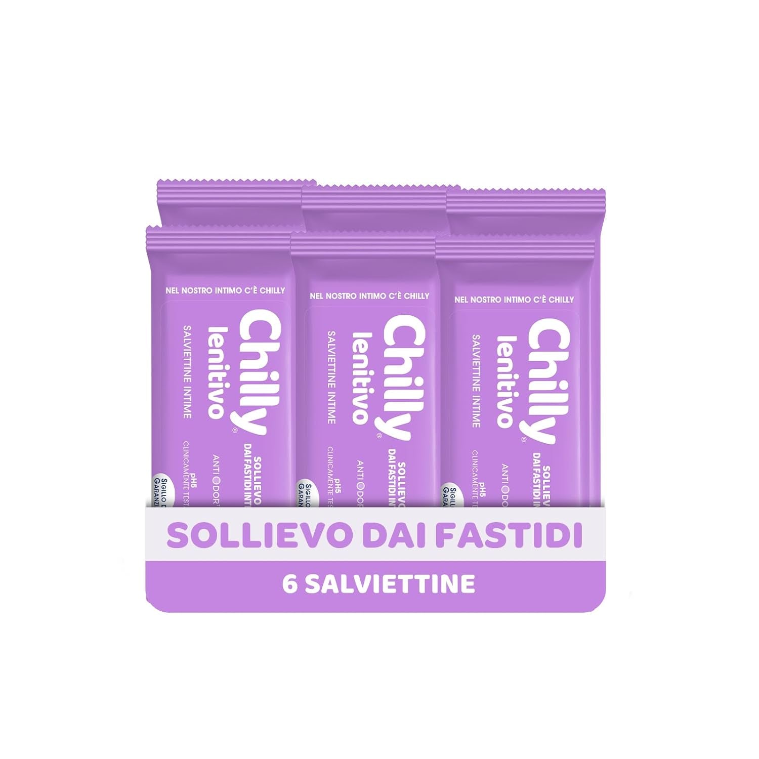 CY - Toallitas Limpiadoras Calmantes, 6 piezas AMZ