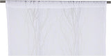 Soleil d'ocre liane bise-bise, poliéster, blanco, 70 x 200 cm Edredones y colchas naty shop