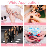 100uds Latexfrei Nailart Schwämme, Ombre Nagelschwammpinsel, Nagelschwamm Mit Metallgreifer 100 Blatt Nailart-Mischpapier Austellungsbox, Maniküre Schwamm Applikator Für Farbverlauf Nailart