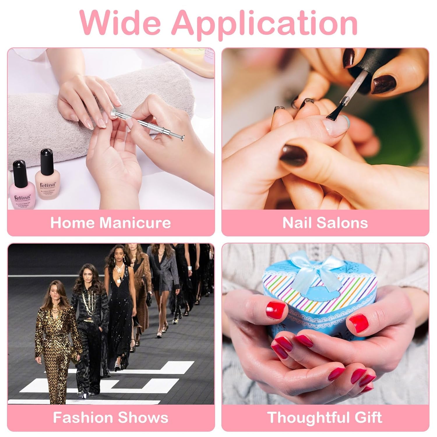 100uds Latexfrei Nailart Schwämme, Ombre Nagelschwammpinsel, Nagelschwamm Mit Metallgreifer 100 Blatt Nailart-Mischpapier Austellungsbox, Maniküre Schwamm Applikator Für Farbverlauf Nailart