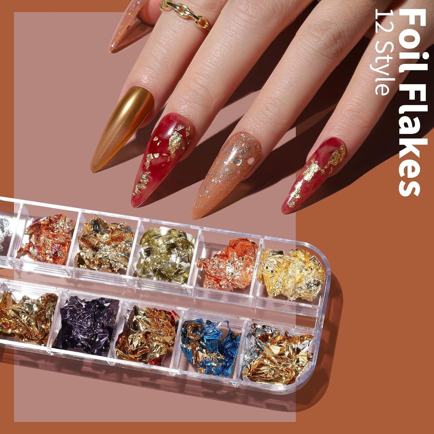FANDAMEI Pinsel Für Gelnägel, 15 Pcs Nagel Pinsel, 5 Blätter Nagelsticker, Strasssteine ​​​​Nägel, Nageldesign Set, Nageldesign Zubehör, Nail Art Pinsel Set, Nailart Pinsel Und Dekorationen Set