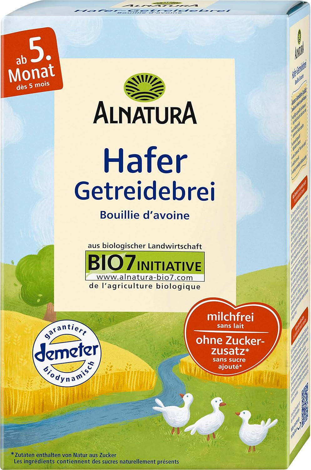 Avena ecológica después de 4 meses, 250 g